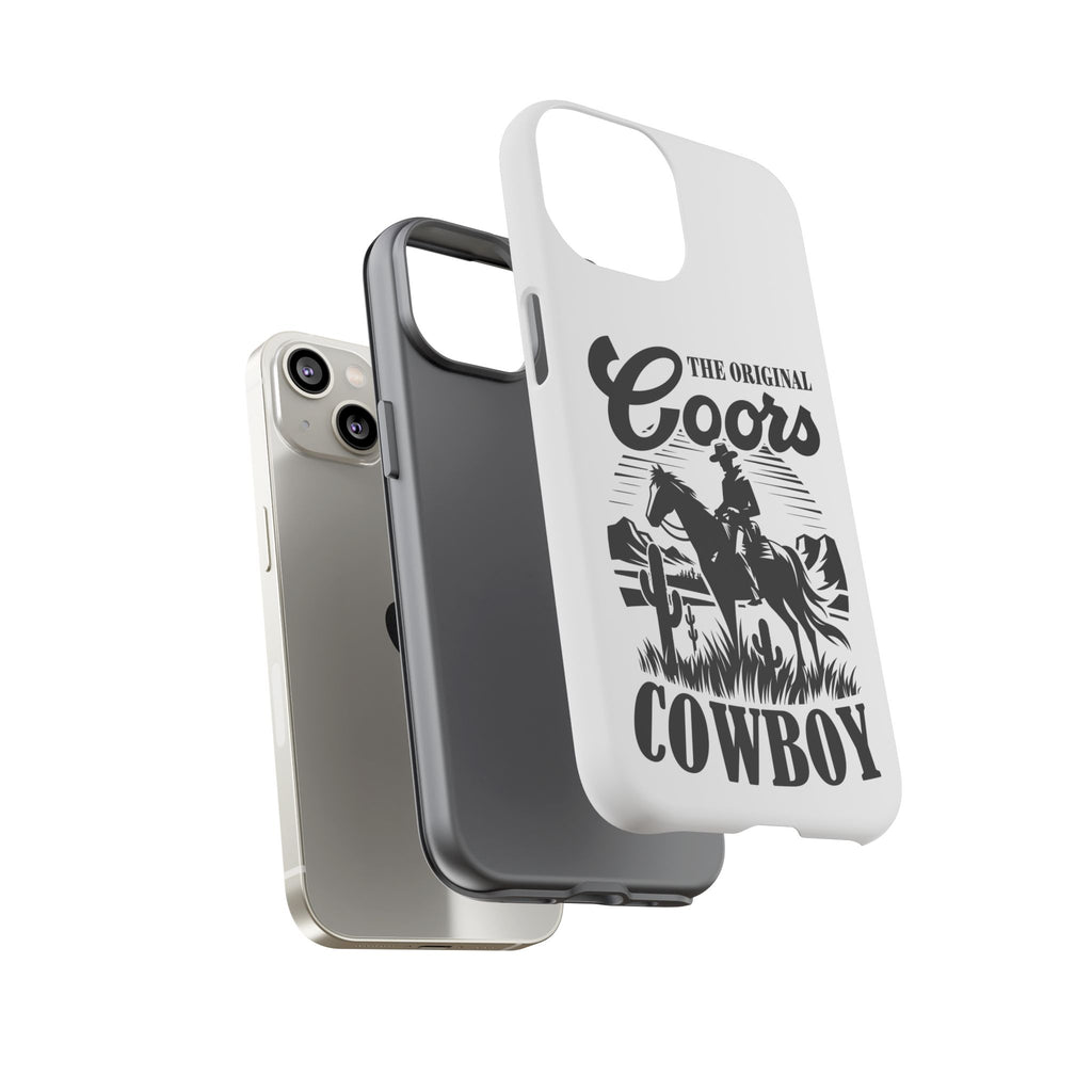 Cowboy Phone Case – “The Original Coors Cowboy” Vintage Western iPhone Cover