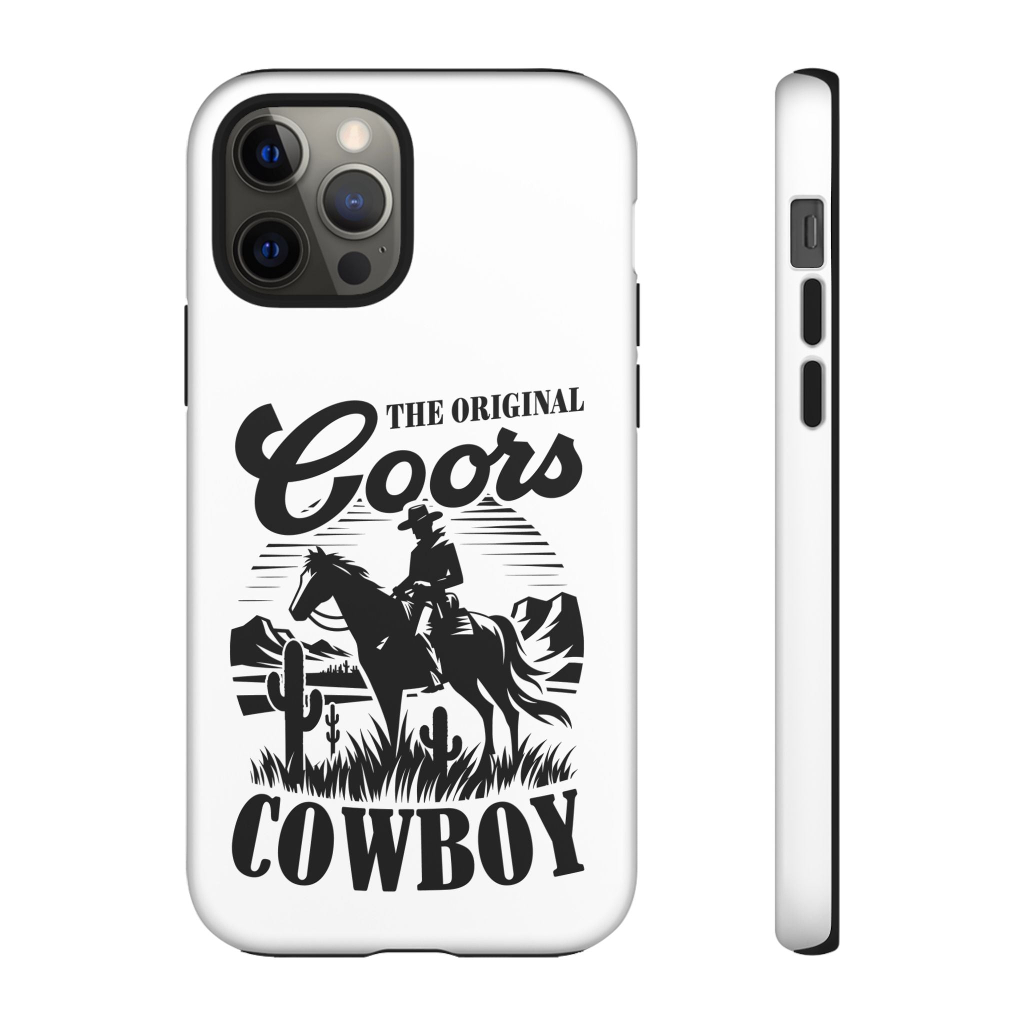 Cowboy Phone Case – “The Original Coors Cowboy” Vintage Western iPhone Cover