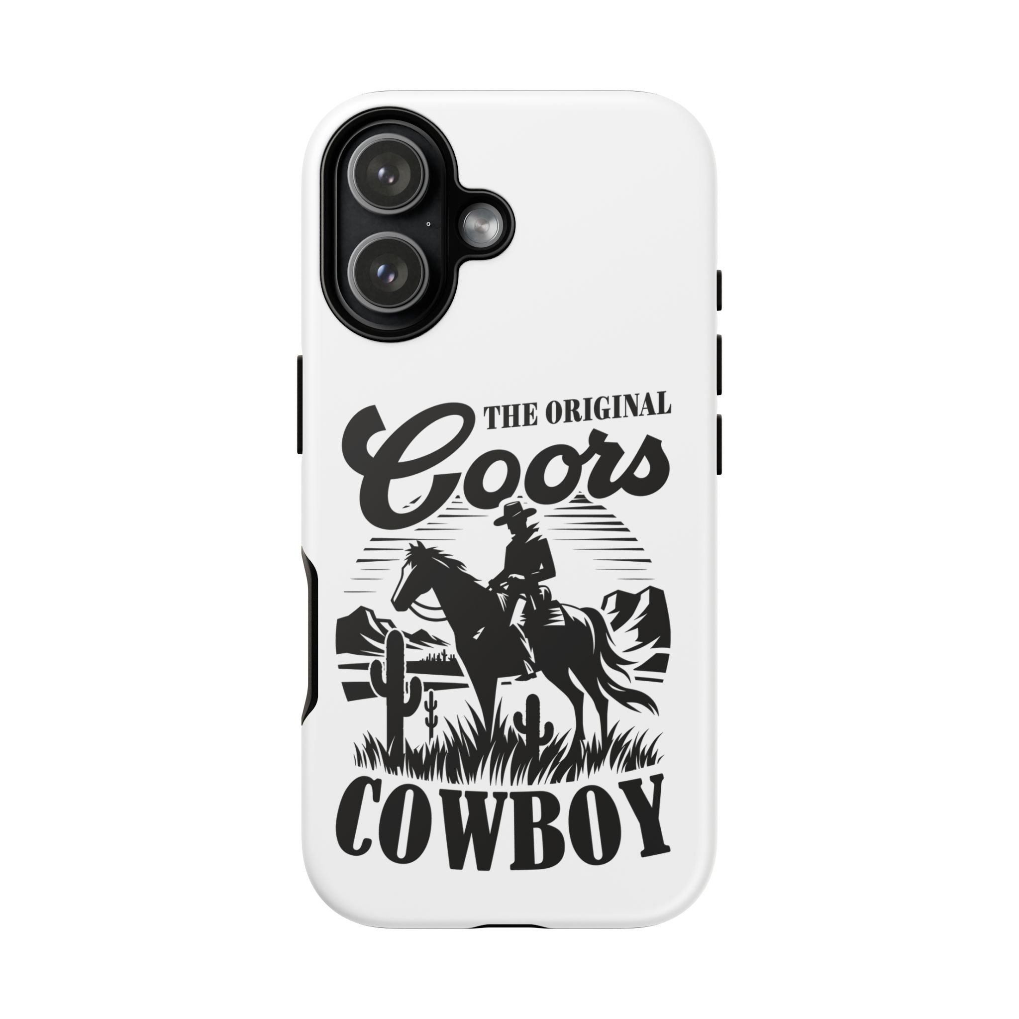 Cowboy Phone Case – “The Original Coors Cowboy” Vintage Western iPhone Cover