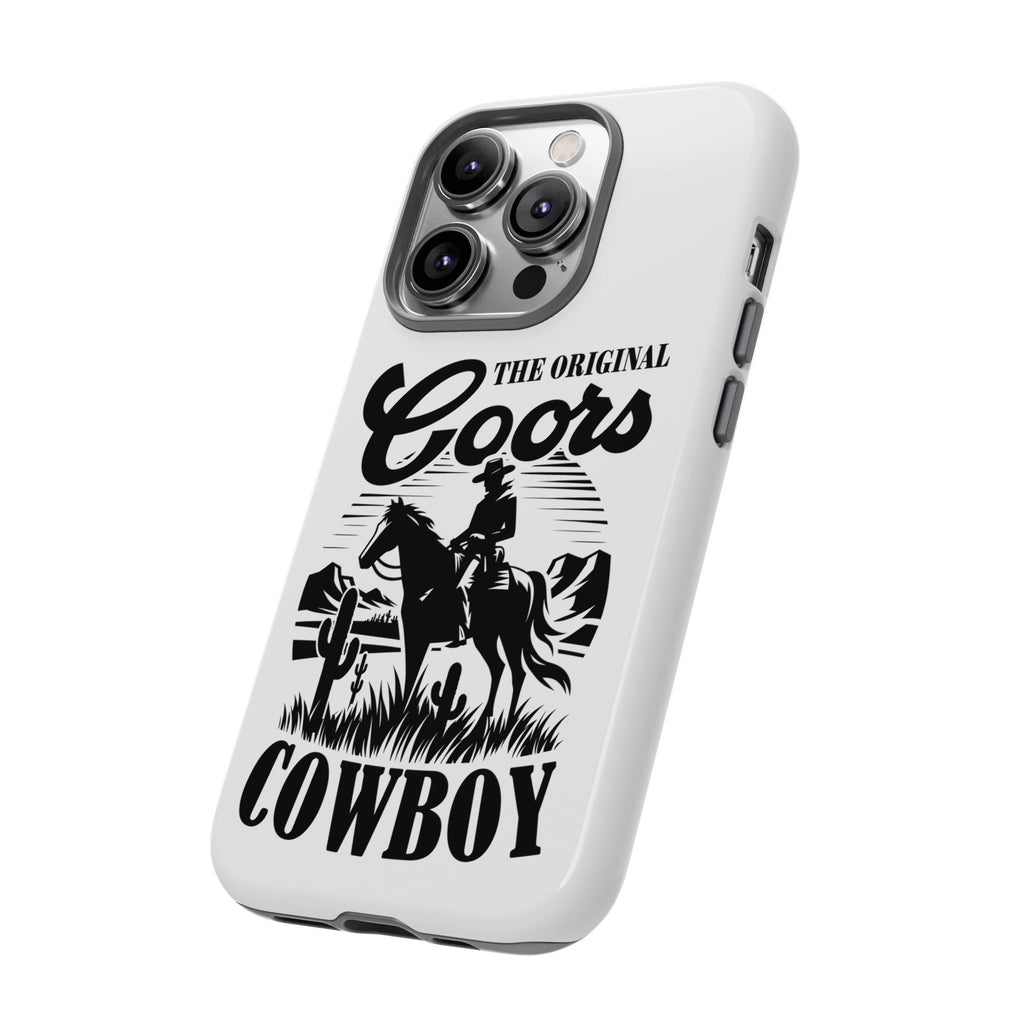 Cowboy Phone Case – “The Original Coors Cowboy” Vintage Western iPhone Cover