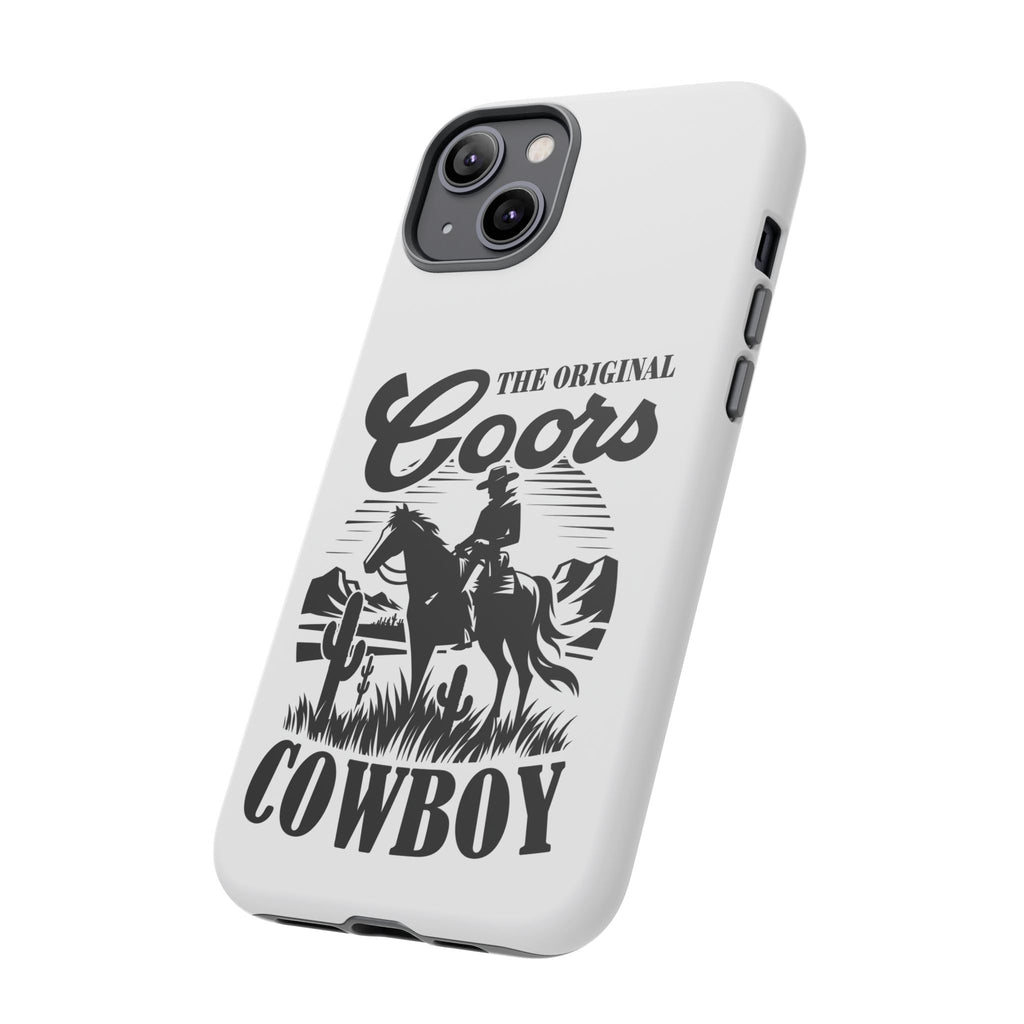 Cowboy Phone Case – “The Original Coors Cowboy” Vintage Western iPhone Cover