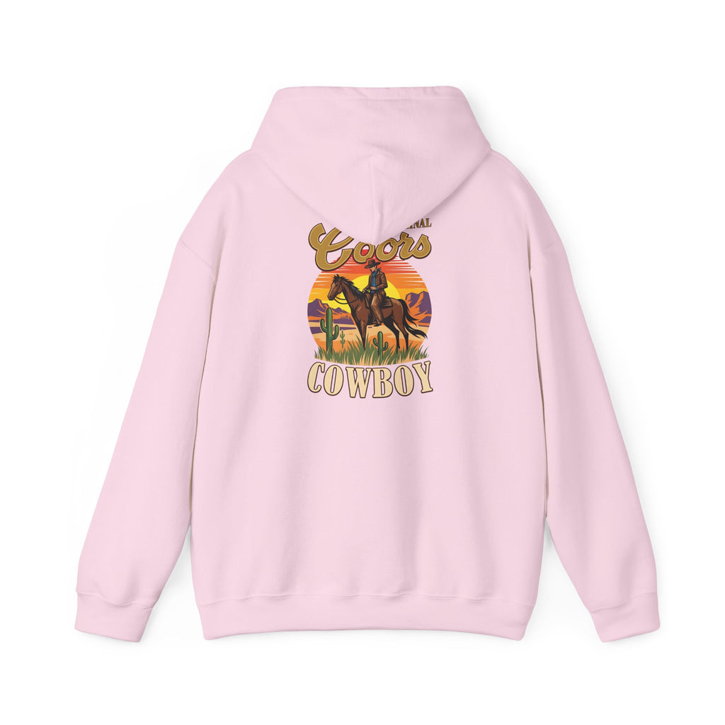 Coors Cowboy Hoodie — Vintage Western Horse Ranch Pullover