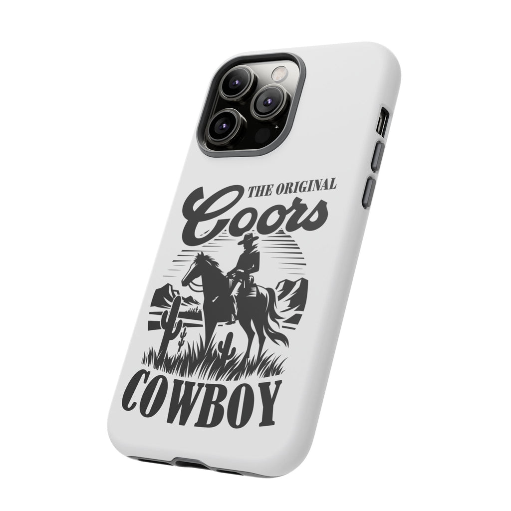 Cowboy Phone Case – “The Original Coors Cowboy” Vintage Western iPhone Cover