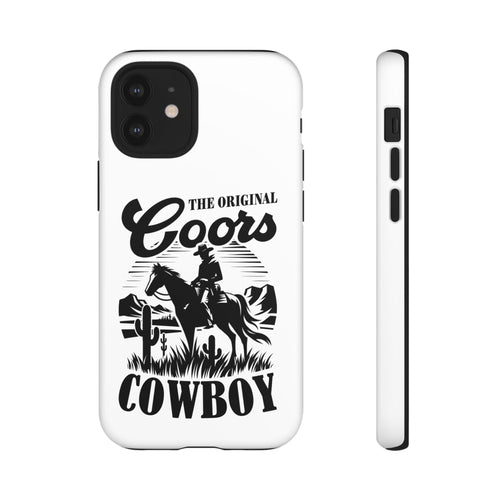 Cowboy Phone Case – “The Original Coors Cowboy” Vintage Western iPhone Cover