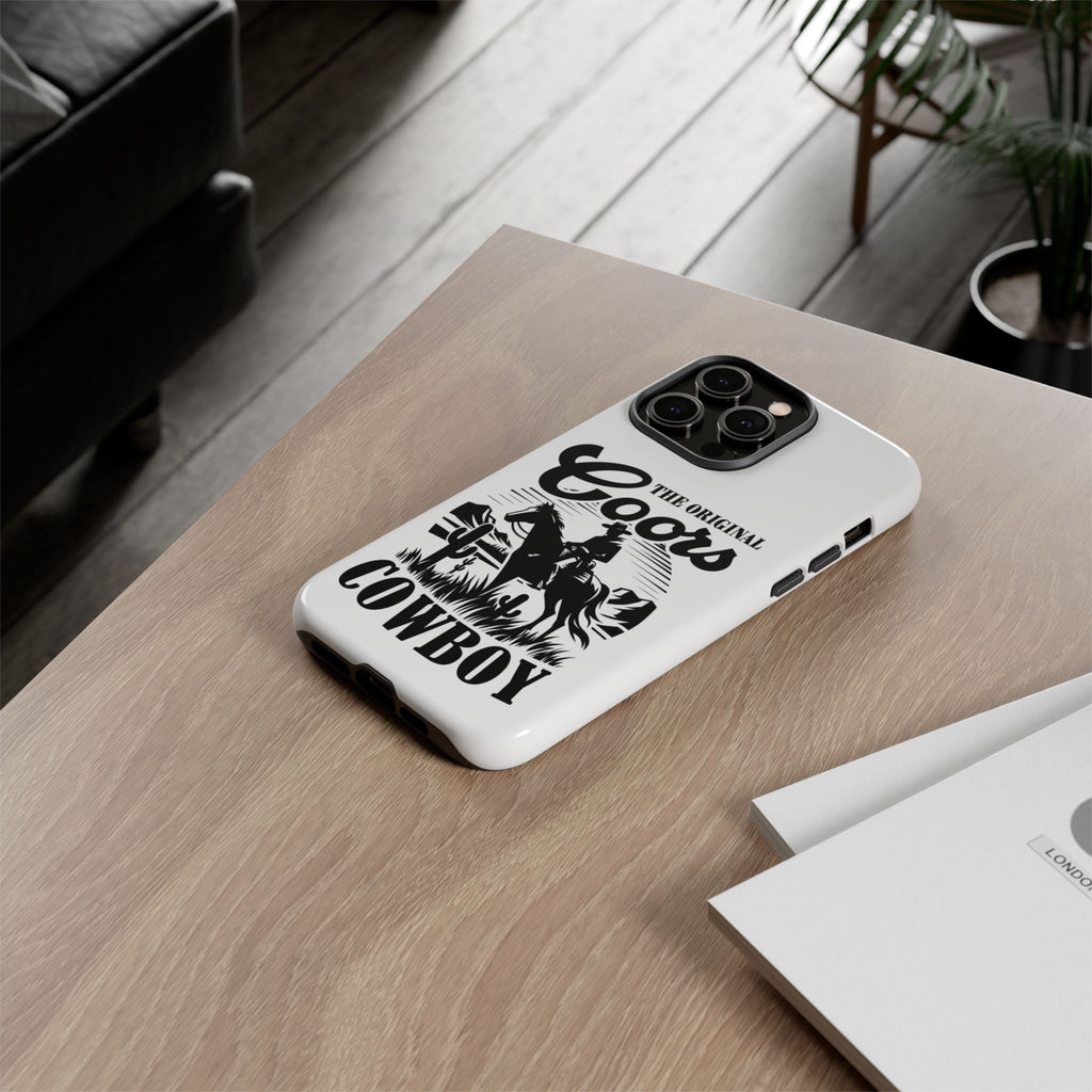 Cowboy Phone Case – “The Original Coors Cowboy” Vintage Western iPhone Cover
