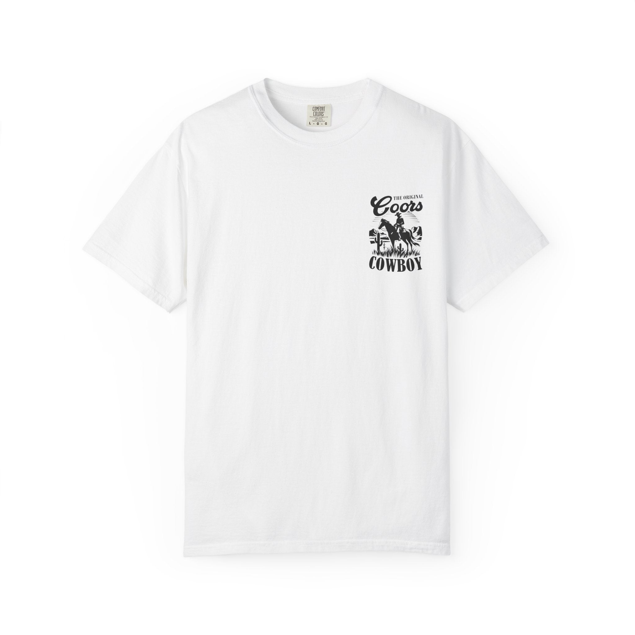 Cowboy Graphic T-Shirt — "The Original Coors Cowboy" Vintage Western Tee