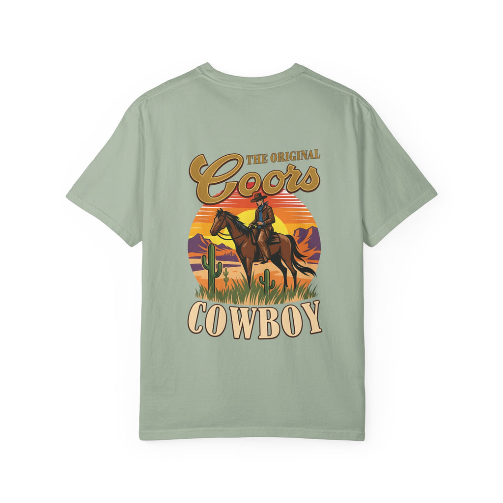 Cowboy Graphic T-Shirt — "The Original Coors Cowboy" Vintage Western Tee