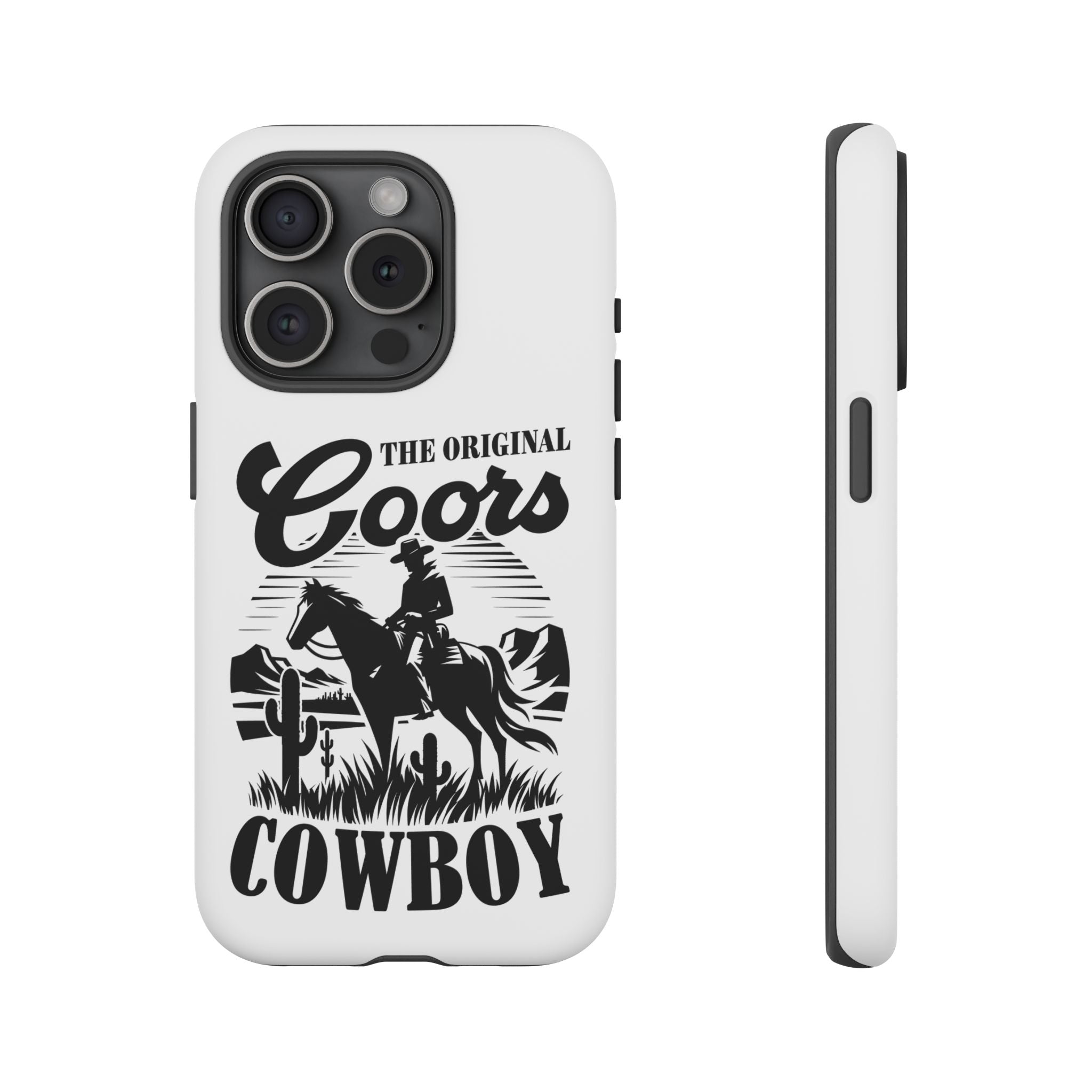 Cowboy Phone Case – “The Original Coors Cowboy” Vintage Western iPhone Cover