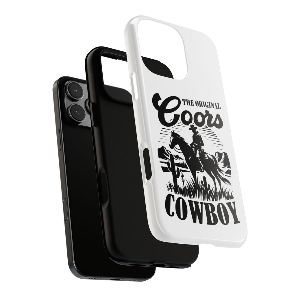 Cowboy Phone Case – “The Original Coors Cowboy” Vintage Western iPhone Cover