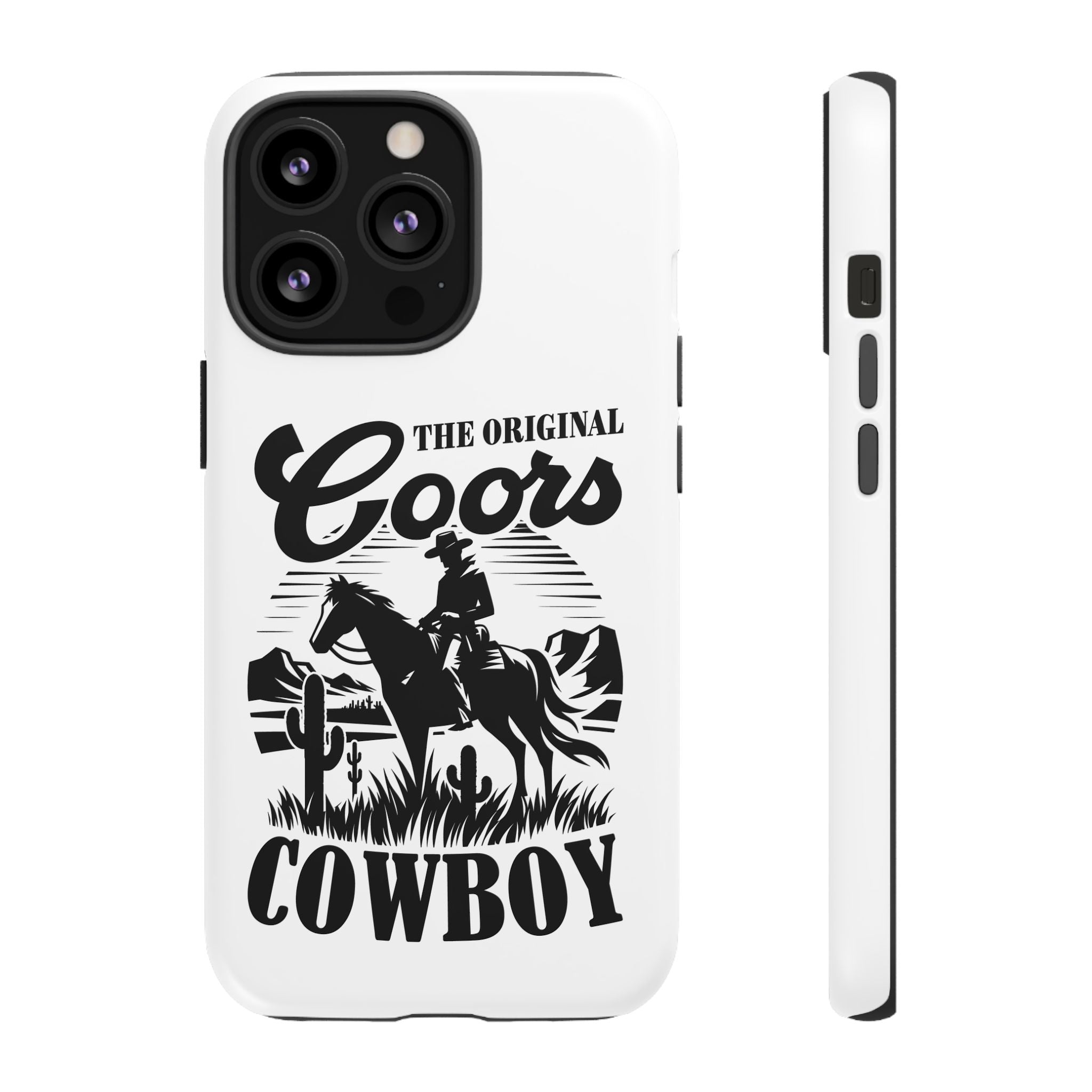 Cowboy Phone Case – “The Original Coors Cowboy” Vintage Western iPhone Cover
