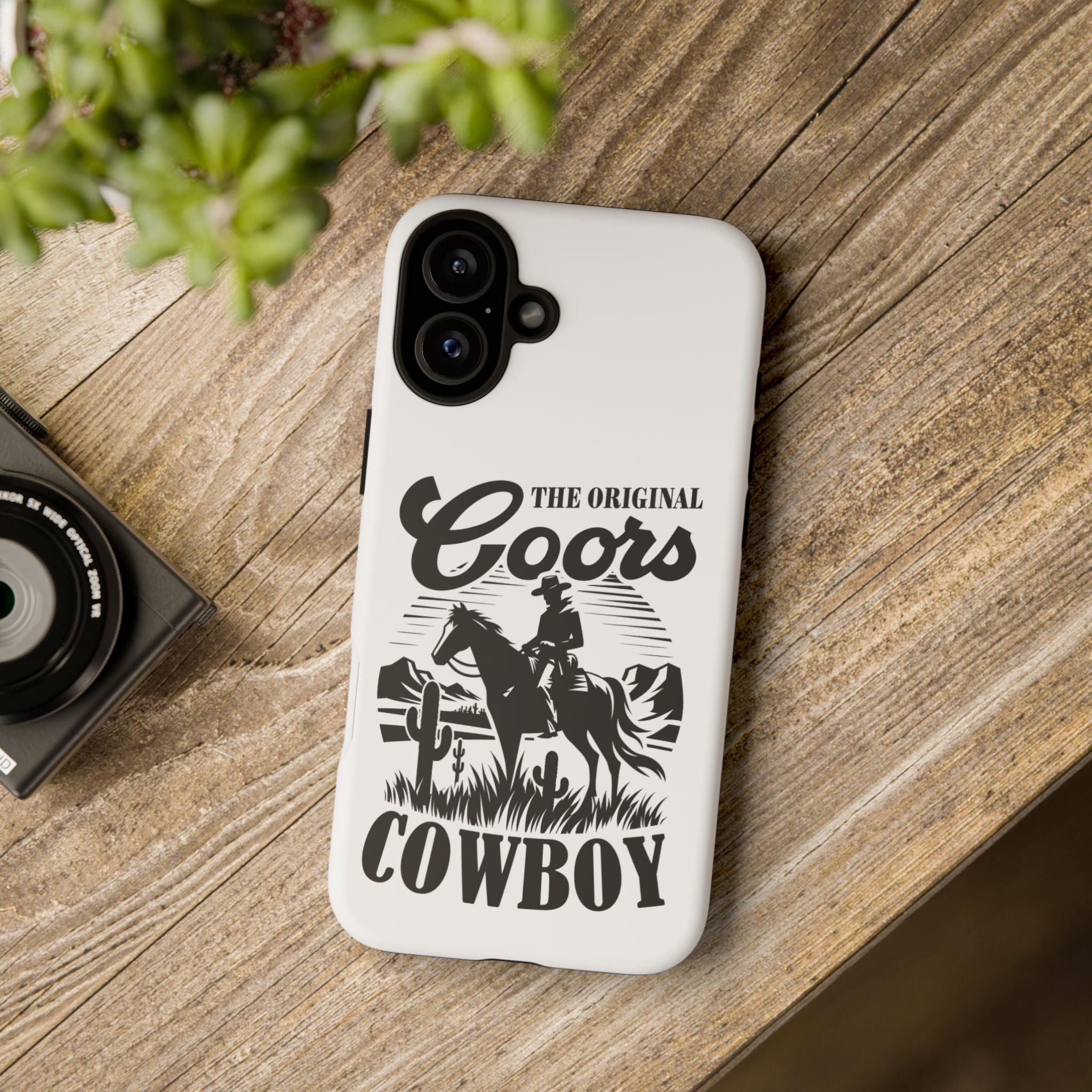 Cowboy Phone Case – “The Original Coors Cowboy” Vintage Western iPhone Cover