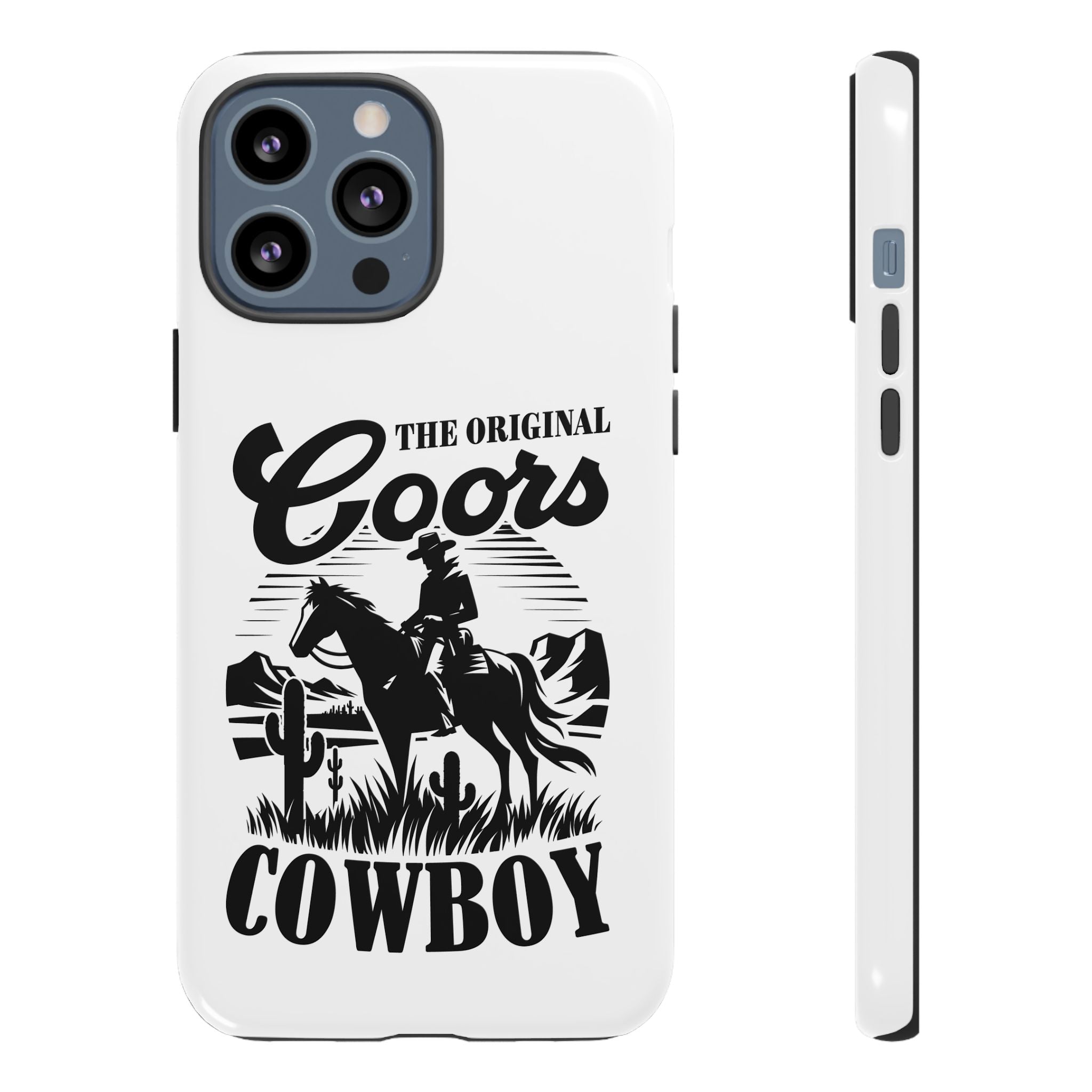 Cowboy Phone Case – “The Original Coors Cowboy” Vintage Western iPhone Cover