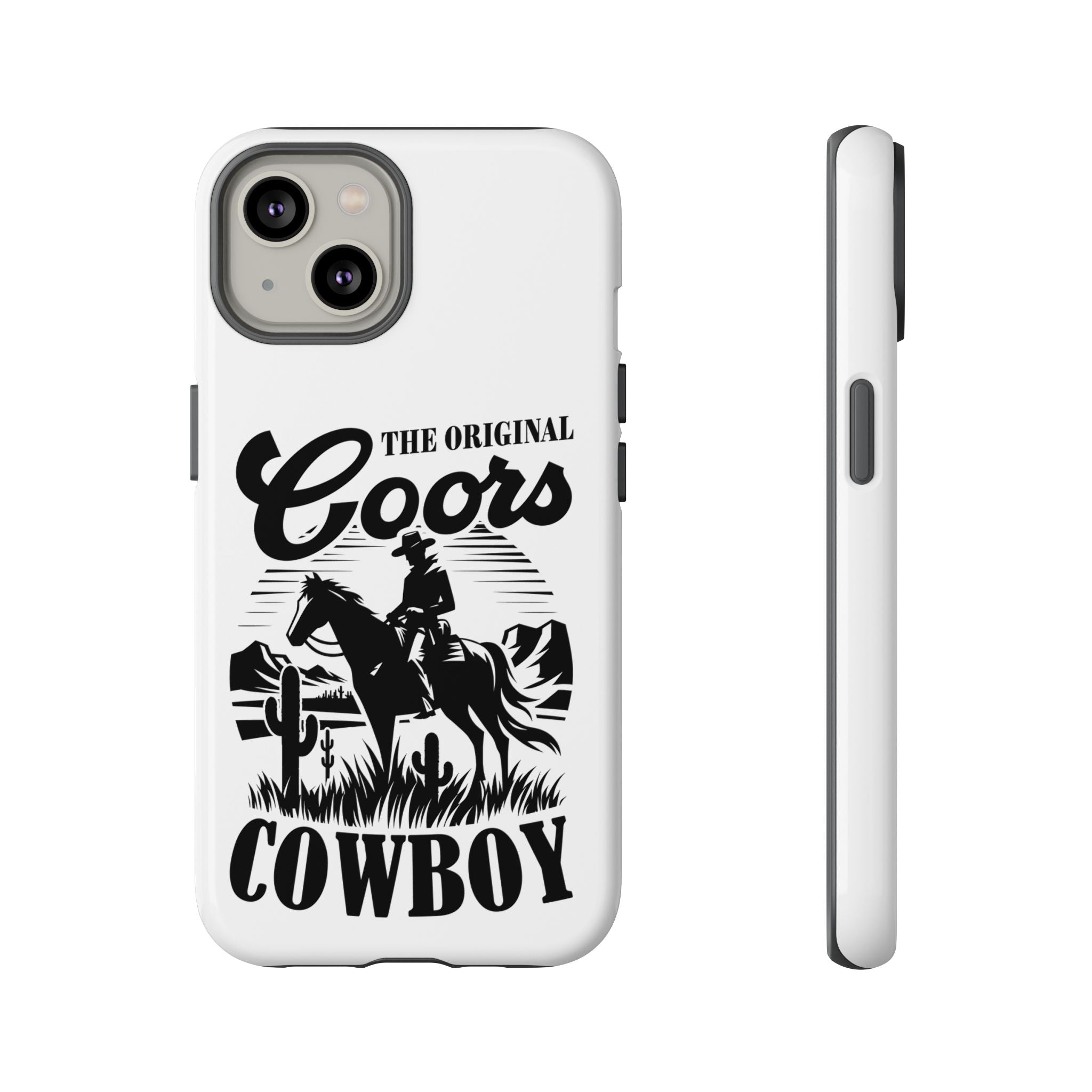 Cowboy Phone Case – “The Original Coors Cowboy” Vintage Western iPhone Cover