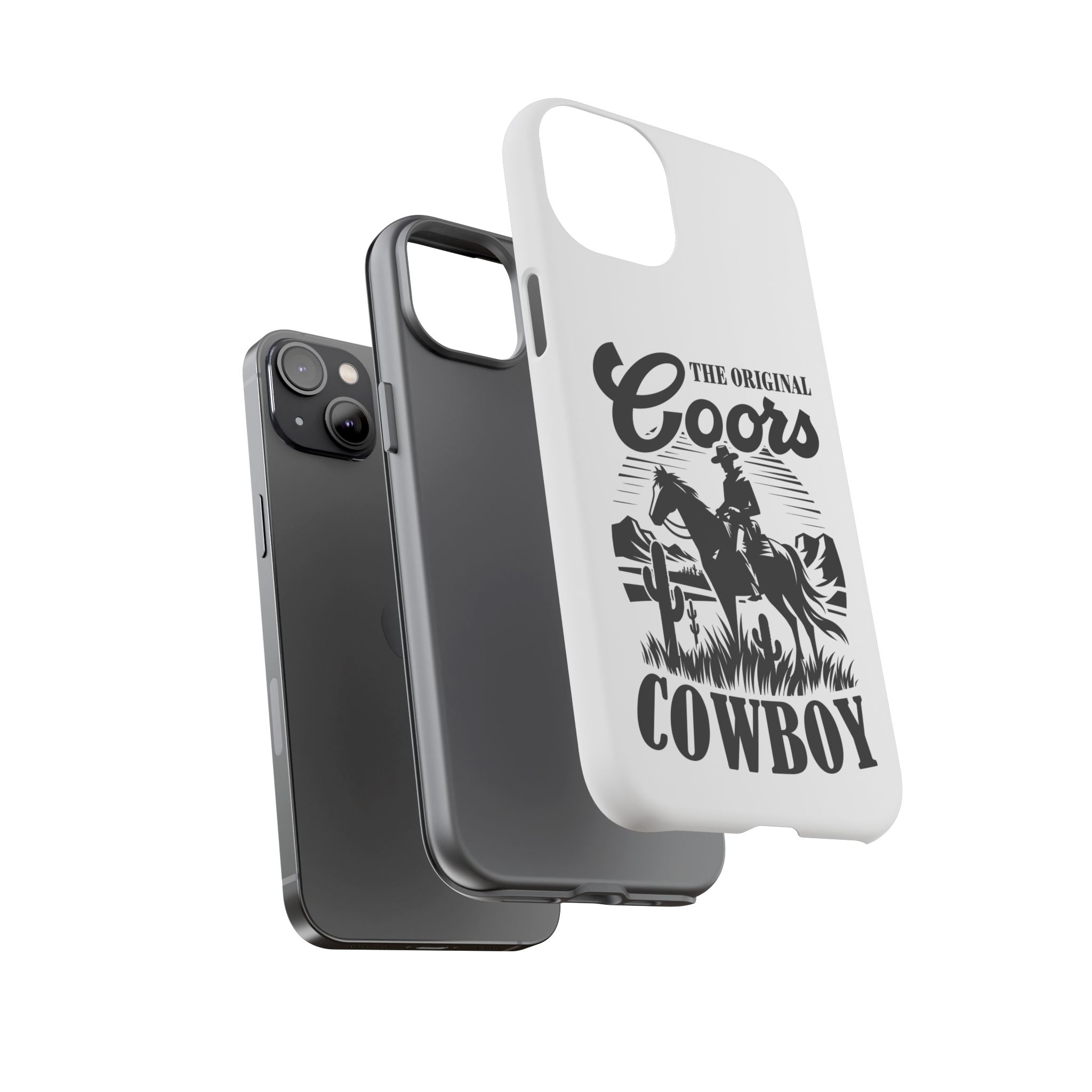 Cowboy Phone Case – “The Original Coors Cowboy” Vintage Western iPhone Cover