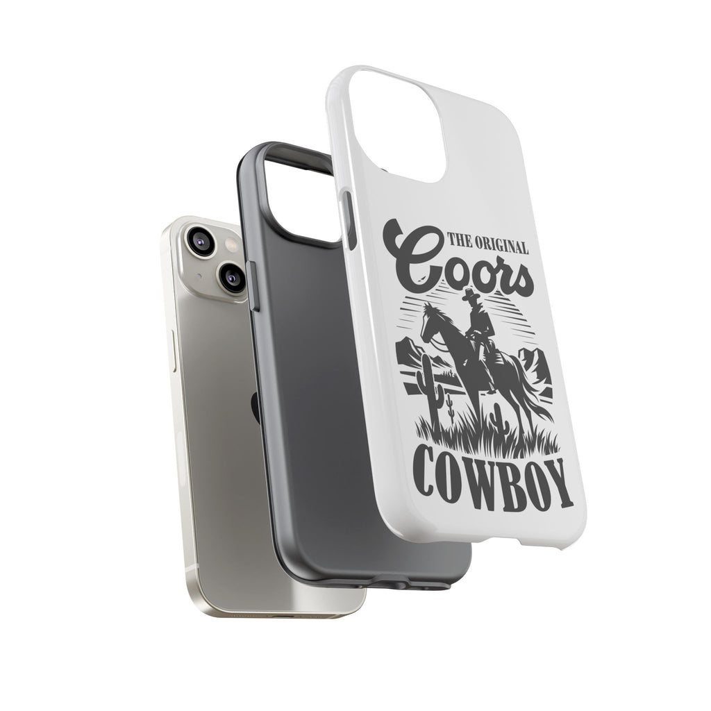 Cowboy Phone Case – “The Original Coors Cowboy” Vintage Western iPhone Cover
