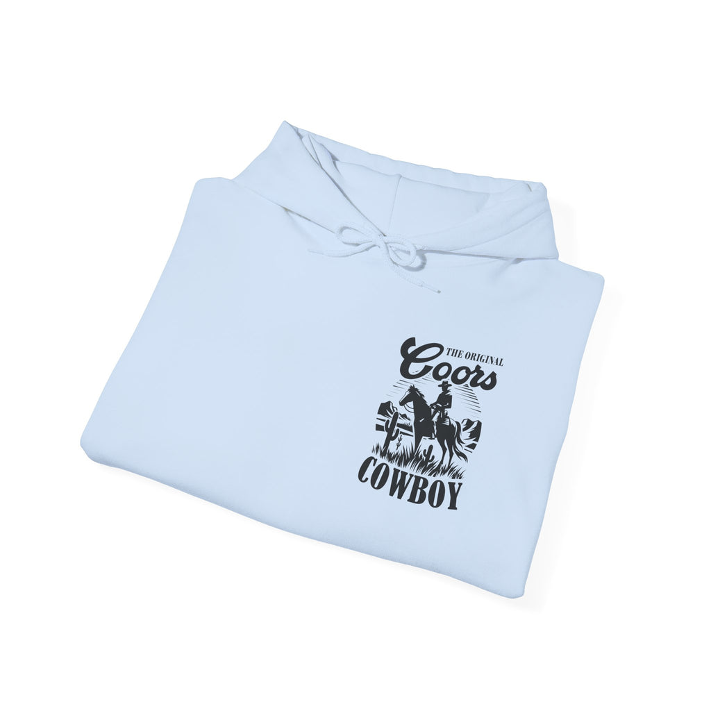 Coors Cowboy Hoodie — Vintage Western Horse Ranch Pullover
