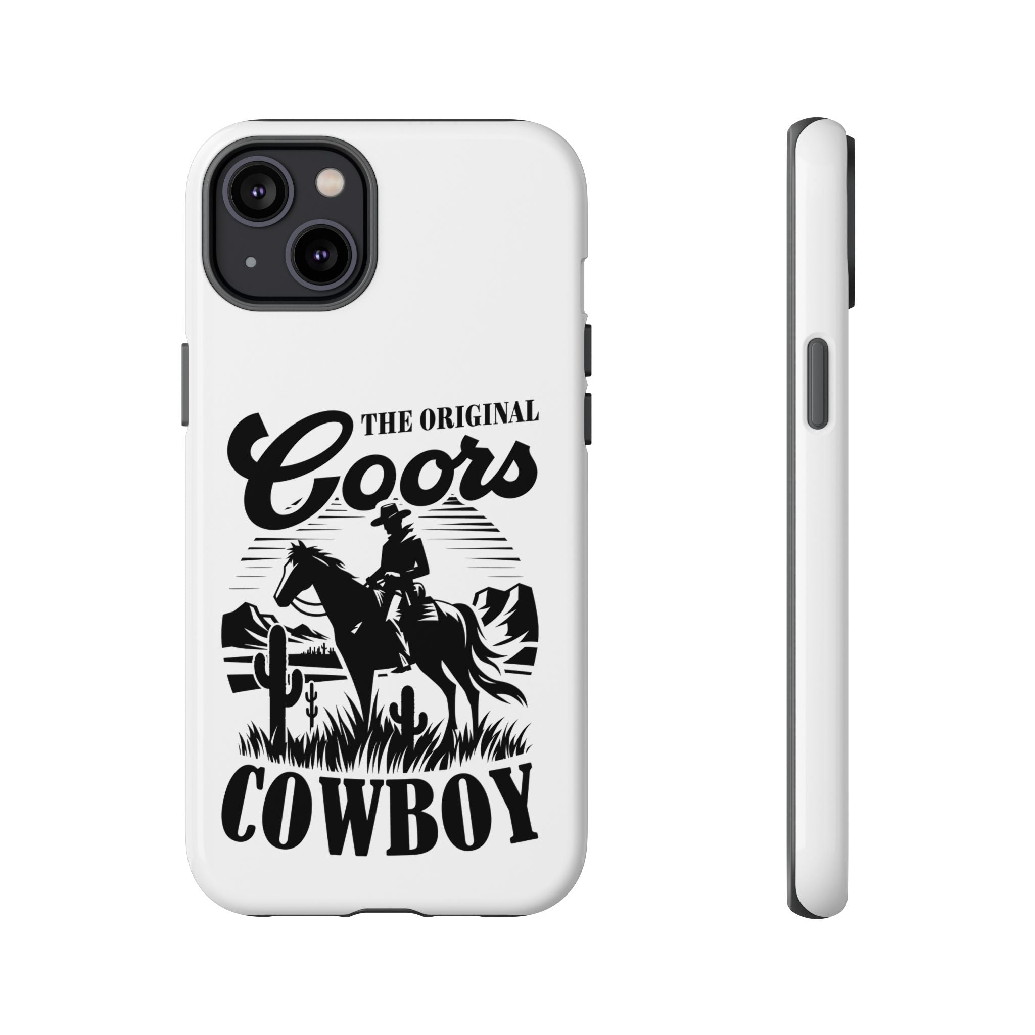 Cowboy Phone Case – “The Original Coors Cowboy” Vintage Western iPhone Cover