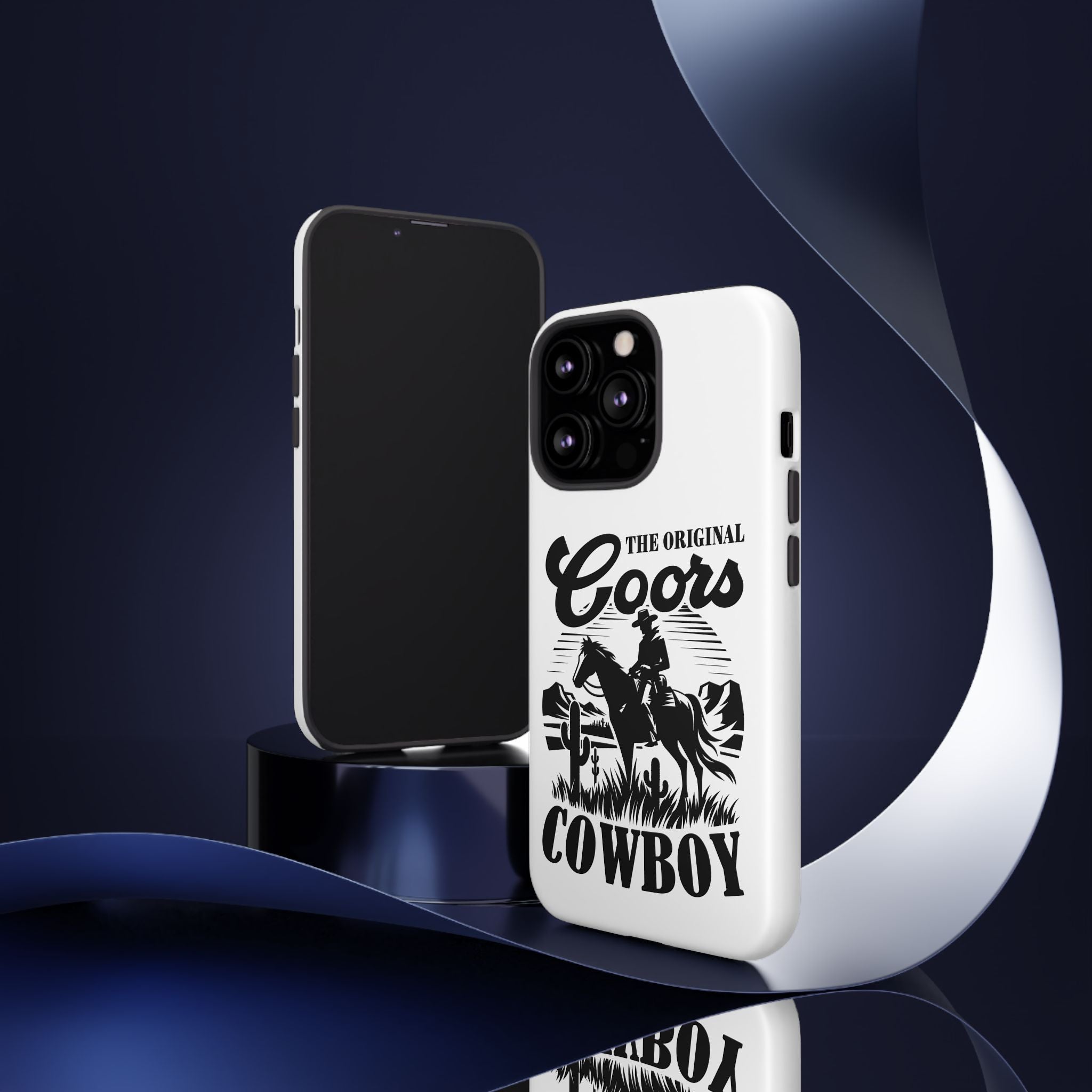 Cowboy Phone Case – “The Original Coors Cowboy” Vintage Western iPhone Cover