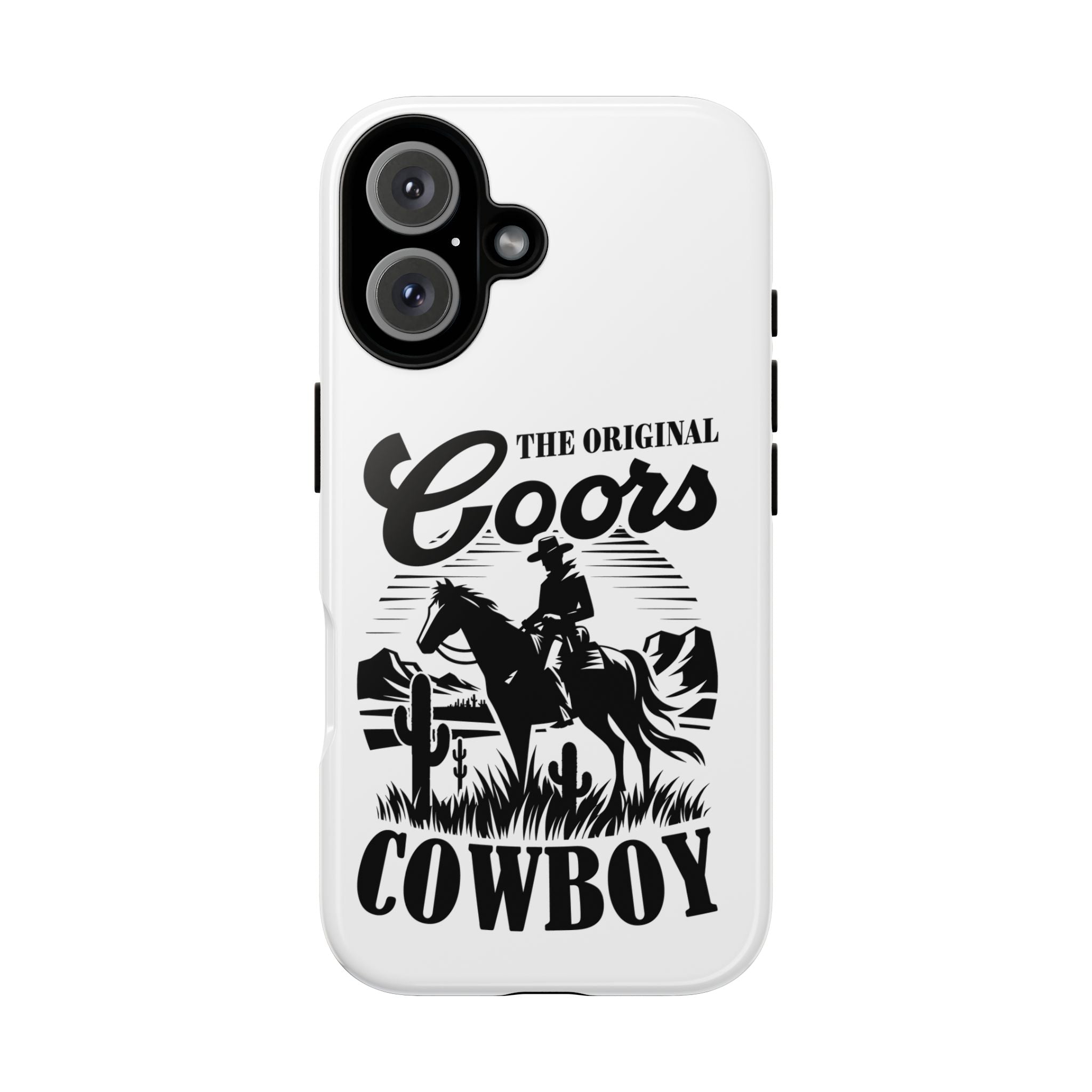 Cowboy Phone Case – “The Original Coors Cowboy” Vintage Western iPhone Cover