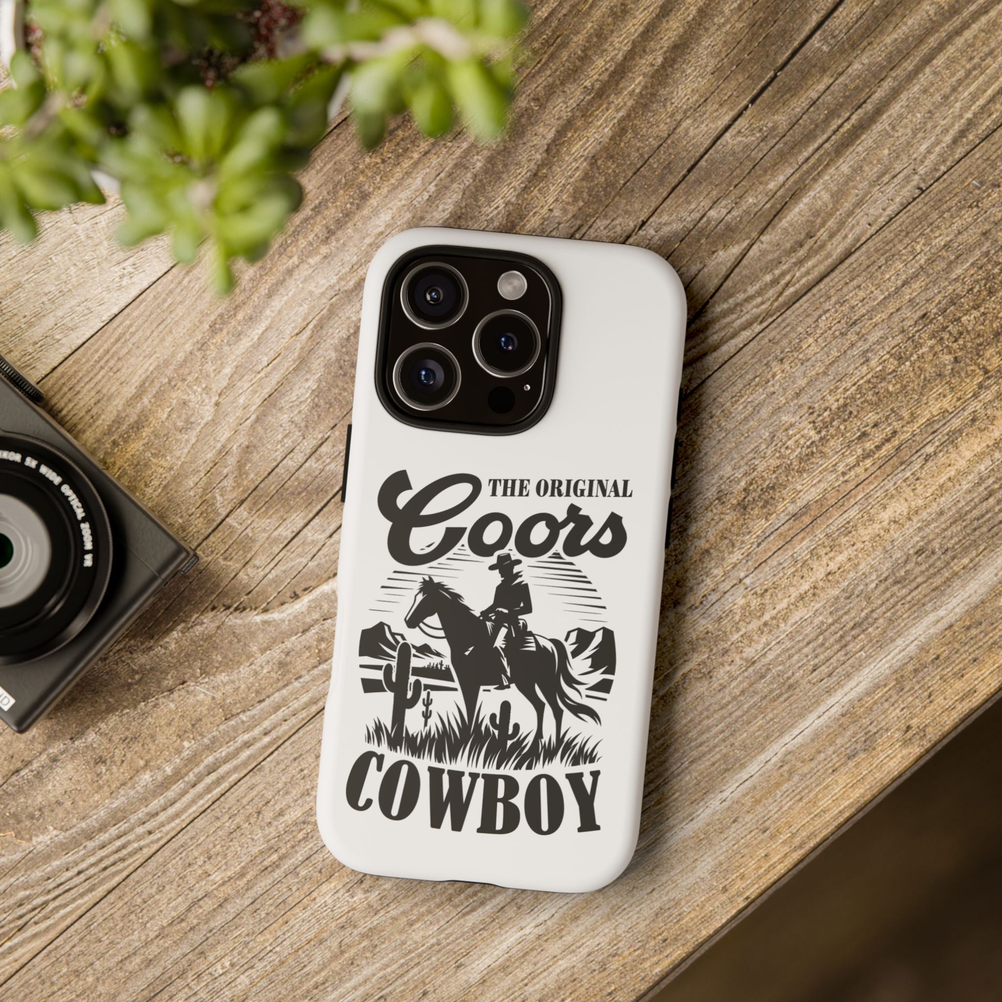 Cowboy Phone Case – “The Original Coors Cowboy” Vintage Western iPhone Cover