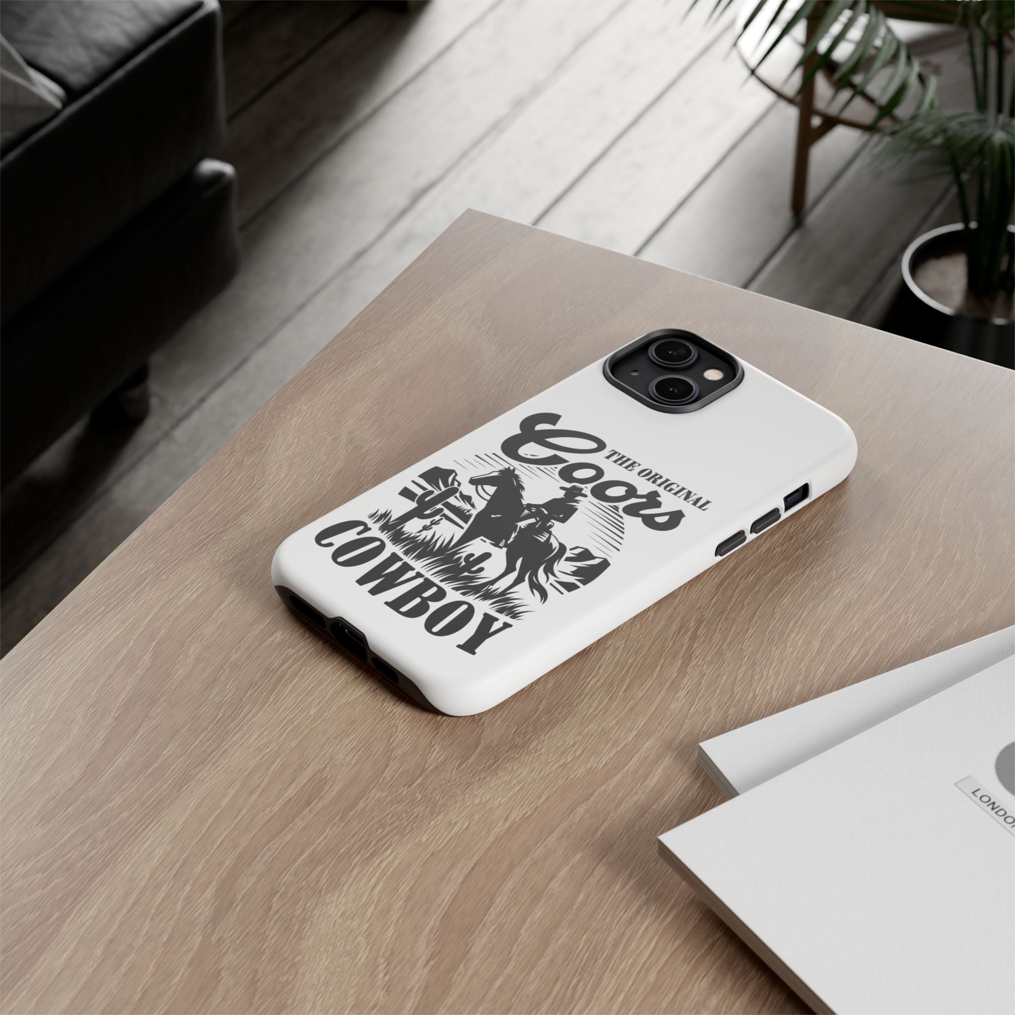Cowboy Phone Case – “The Original Coors Cowboy” Vintage Western iPhone Cover