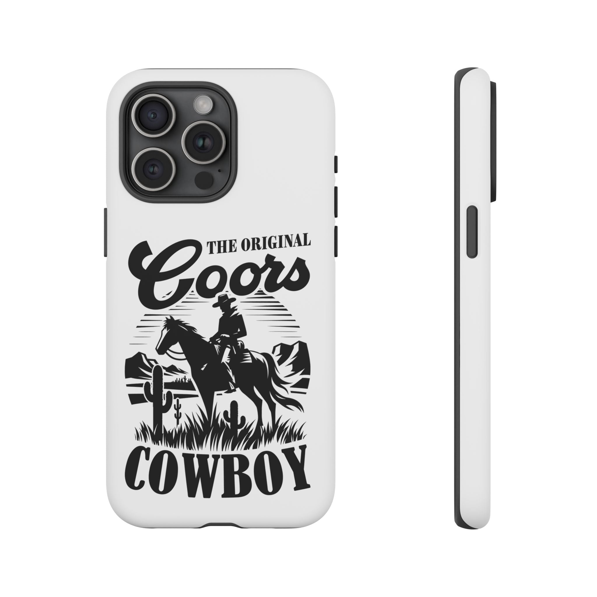 Cowboy Phone Case – “The Original Coors Cowboy” Vintage Western iPhone Cover
