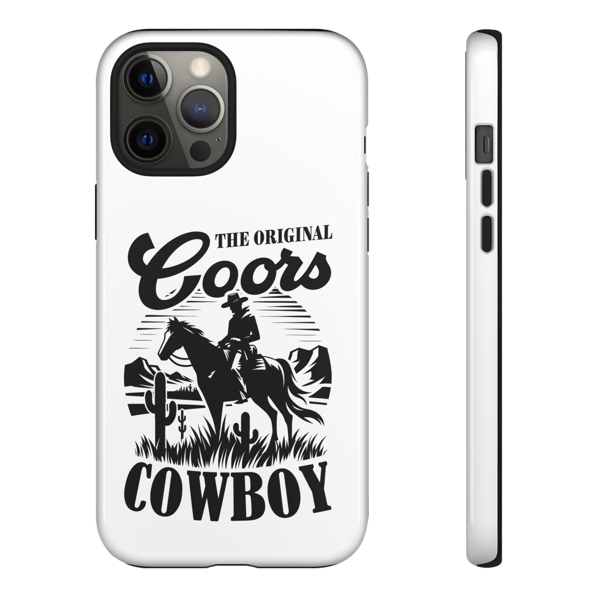 Cowboy Phone Case – “The Original Coors Cowboy” Vintage Western iPhone Cover