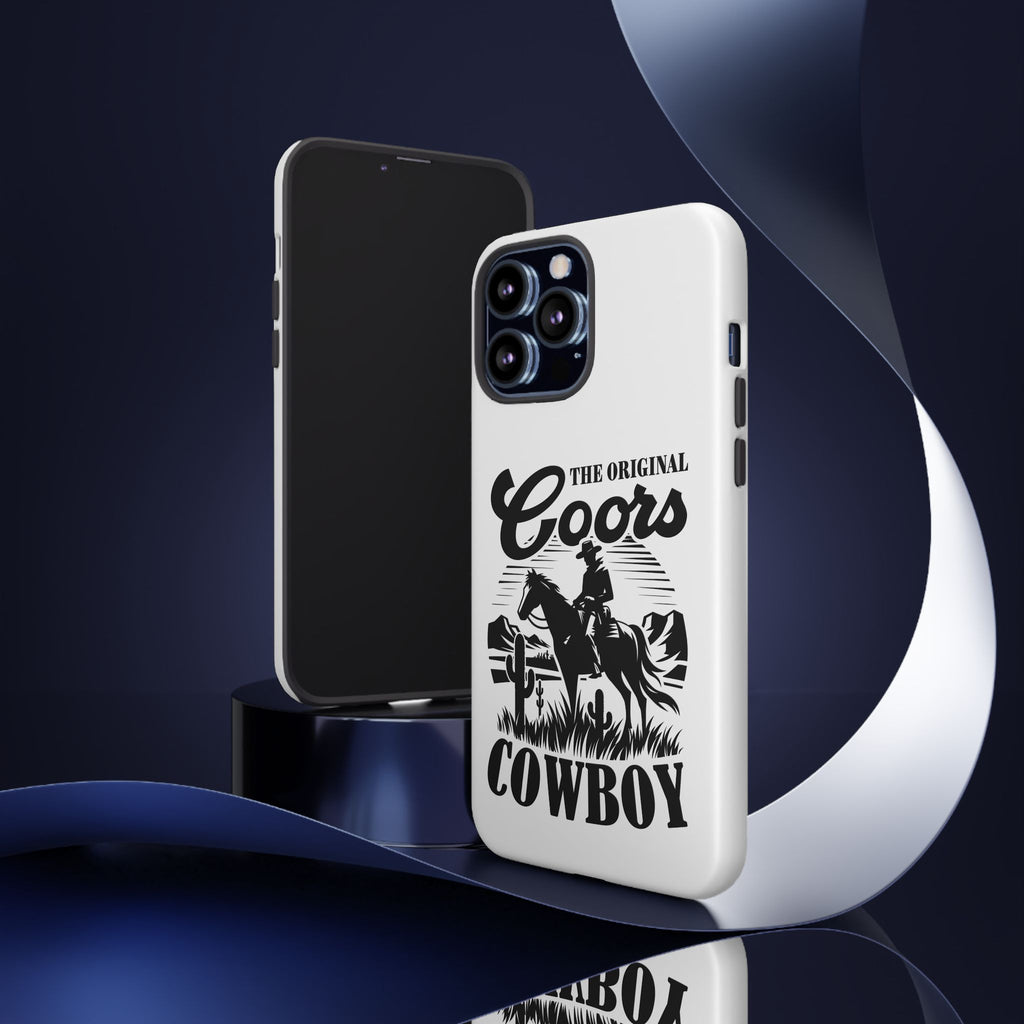 Cowboy Phone Case – “The Original Coors Cowboy” Vintage Western iPhone Cover