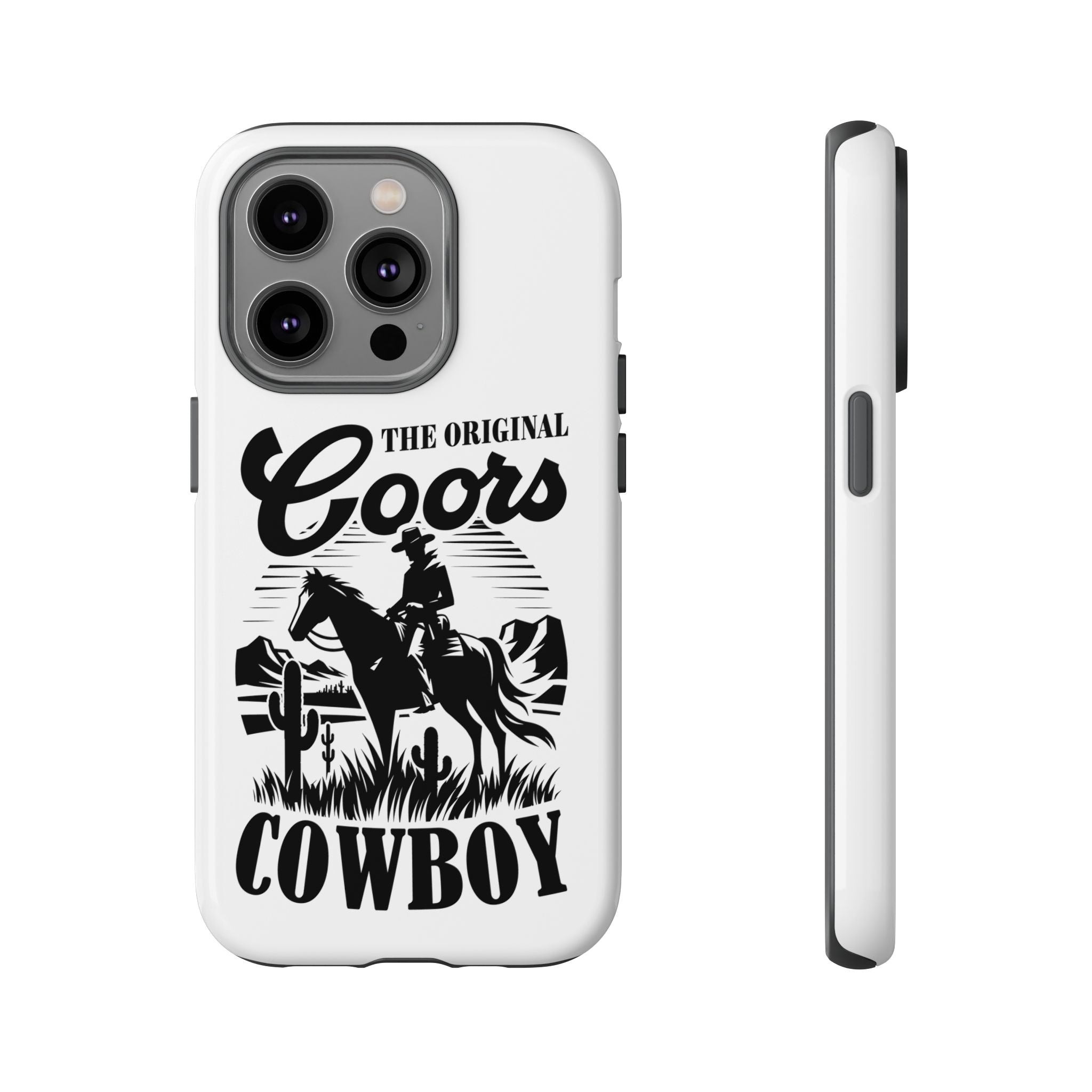 Cowboy Phone Case – “The Original Coors Cowboy” Vintage Western iPhone Cover