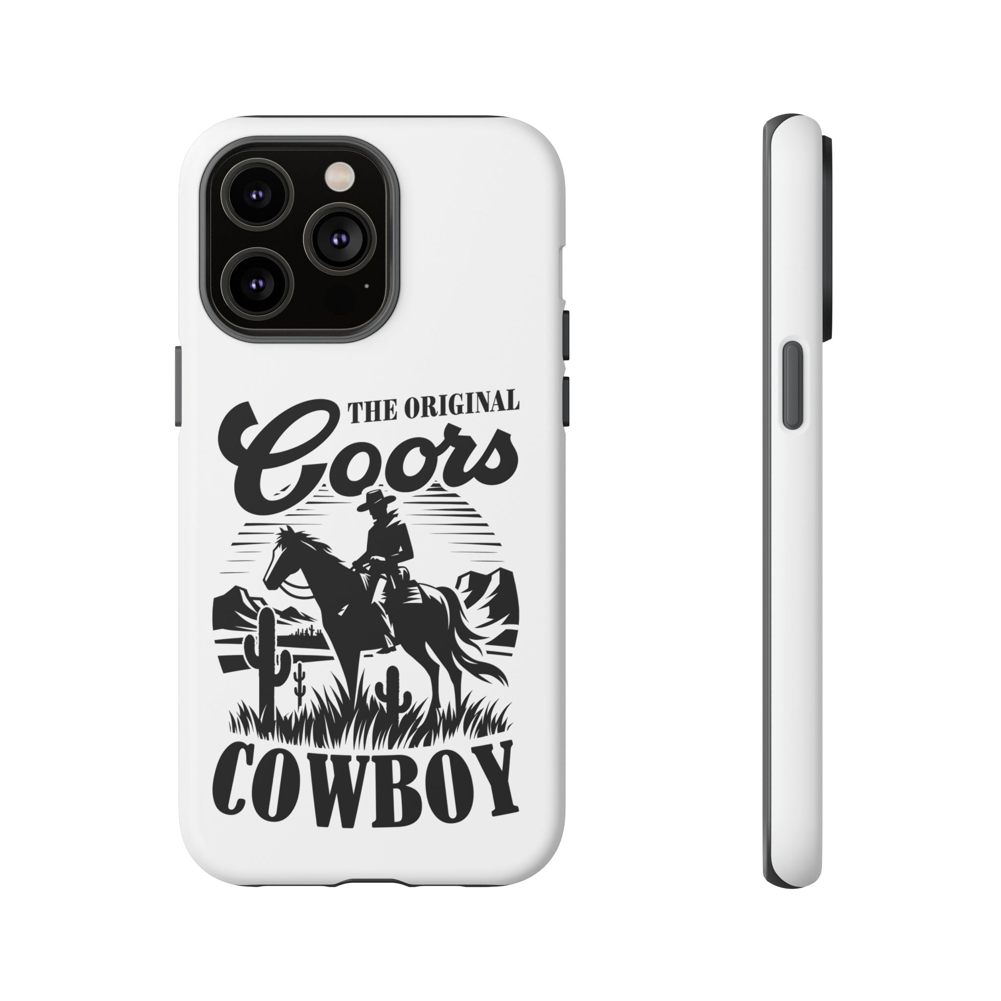 Cowboy Phone Case – “The Original Coors Cowboy” Vintage Western iPhone Cover