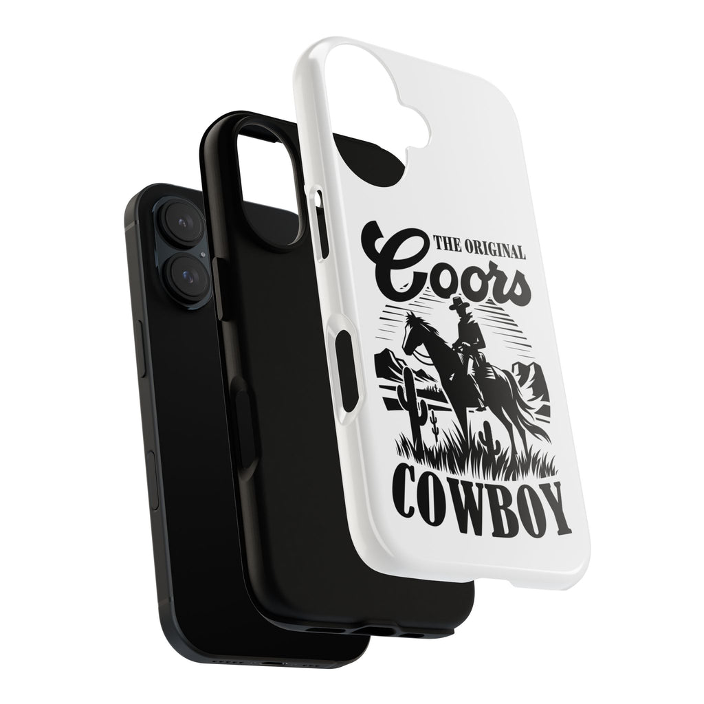 Cowboy Phone Case – “The Original Coors Cowboy” Vintage Western iPhone Cover