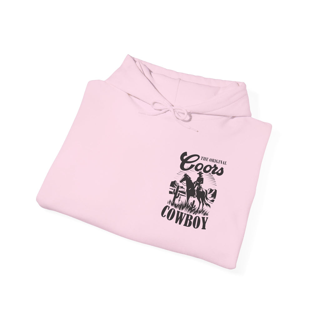 Coors Cowboy Hoodie — Vintage Western Horse Ranch Pullover