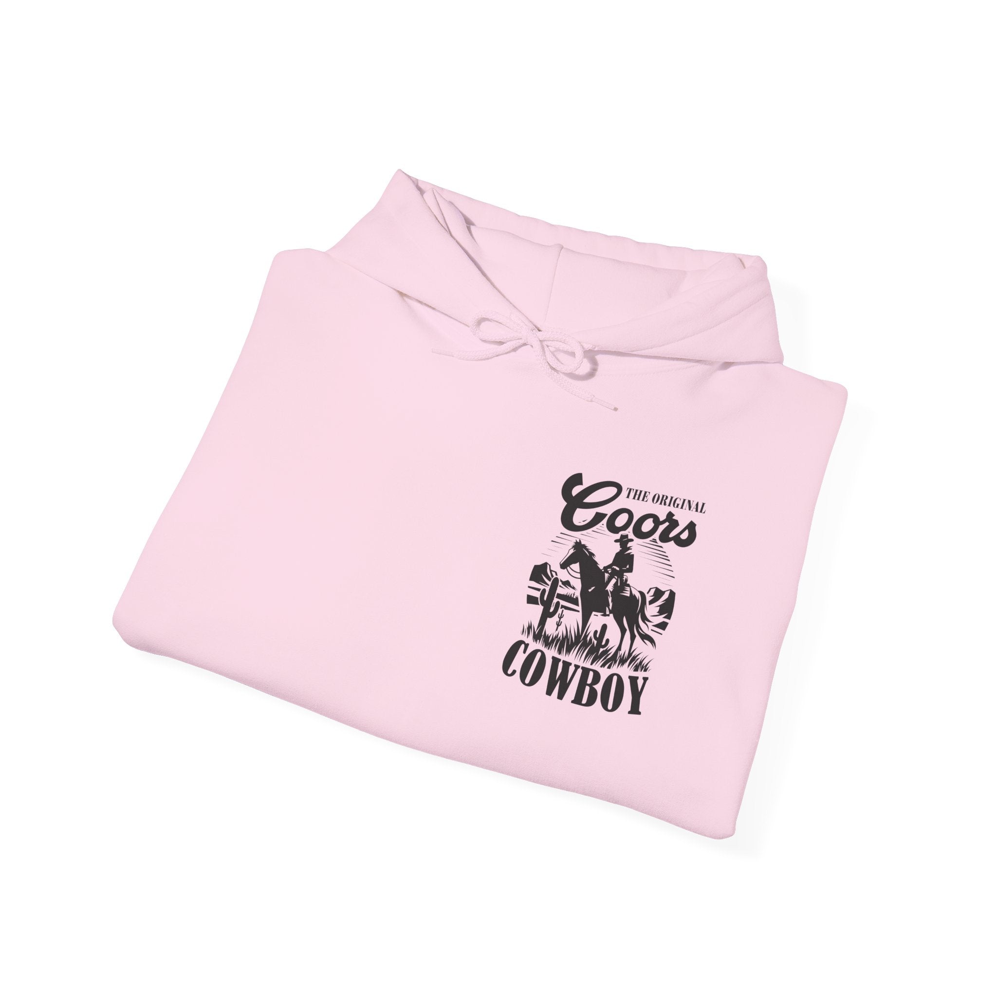 Coors Cowboy Hoodie — Vintage Western Horse Ranch Pullover