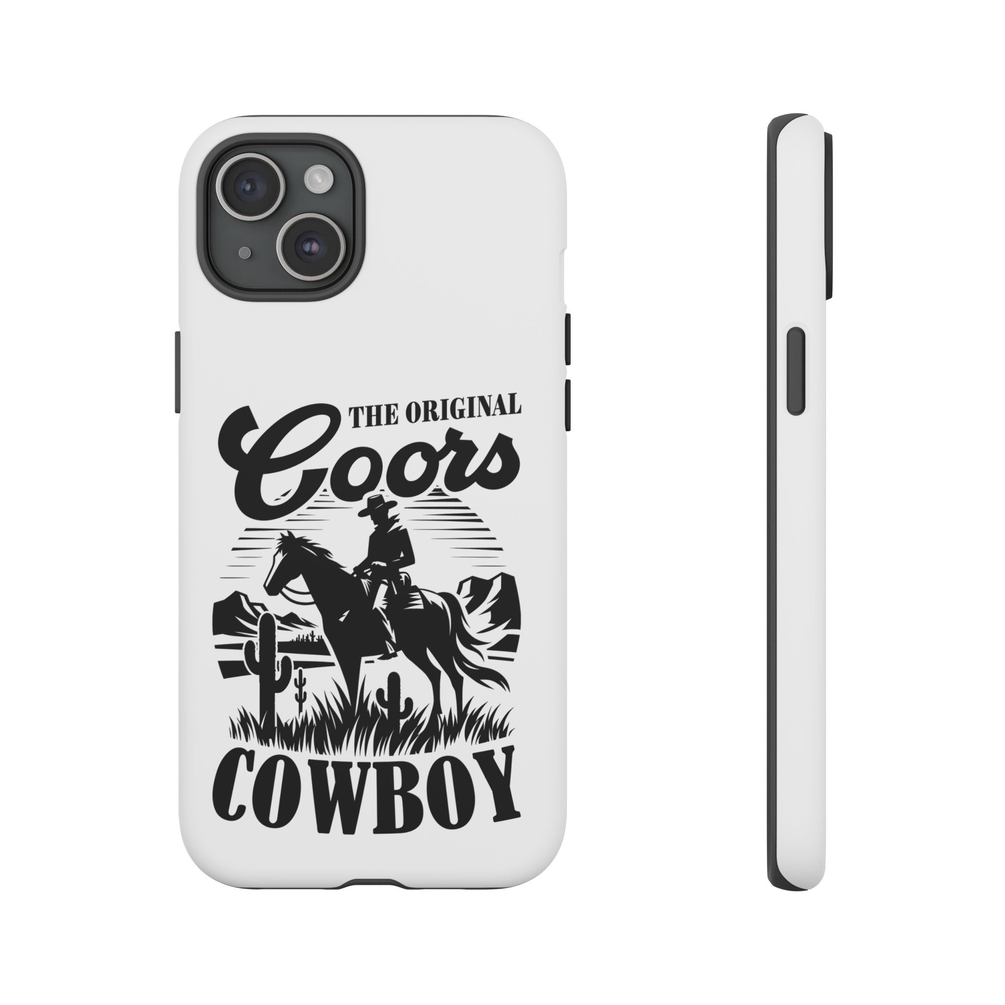 Cowboy Phone Case – “The Original Coors Cowboy” Vintage Western iPhone Cover